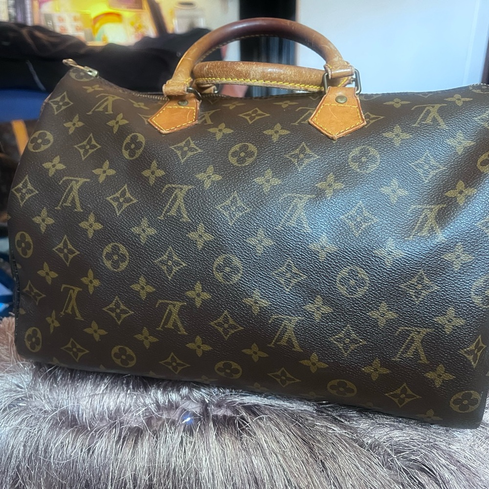 Louis Vuitton Brown Monogram Duffel Bag